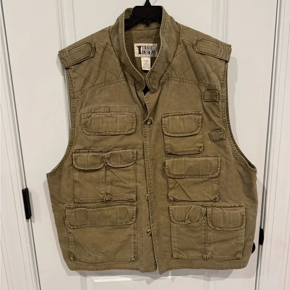 Vintage trail designs hunting vest
